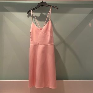 Pink A-Line Dress